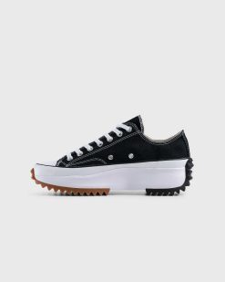 Converse Run Star Hike Canvas Platform Low Noir/Blanc/Gomme | Baskets