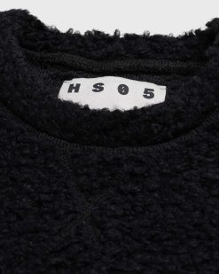 Highsnobiety HS05 Pull En Laine Melangee Incrustee En Tricot Noir | Tricots