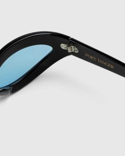 Port Tanger Summa Acetate Noir/Verre Bleu Rif | Des Lunettes De Soleil