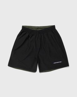 Highsnobiety Short En Maille Reversible Hs Sports Noir/Kaki | Shorts