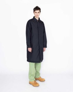 Highsnobiety HS05 Trench-Coat Eco-Poly A Isolation Legere Noir | Vetements D'Exterieur