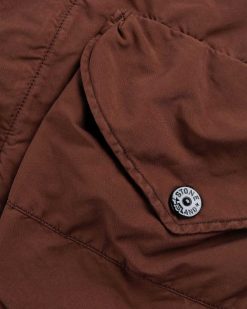 Stone Island Doudoune David-Tc Marron/Bleu | Vetements D'Exterieur