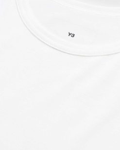 Y-3 T-Shirt Boxy En Coton Blanc Casse | T-Shirts