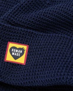 Human Made Bonnet Gaufre Marine | Accessoires D'Hiver