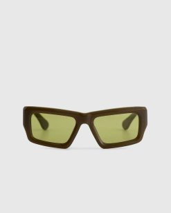 Port Tanger Sabea Noir/Olive Chaude | Des Lunettes De Soleil