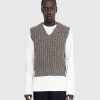 Maison Margiela Gilet Laine Marron Moyen | Tricots