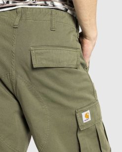 Carhartt WIP Short Cargo Regular Dollar Vert/Teint En Vetement | Shorts