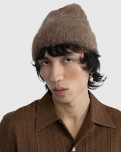 Séfr Bonnet Fuzzy Alpaga Taupe | Accessoires D'Hiver