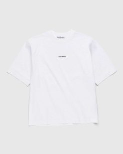 Acne Studios T-Shirt Logo Blanc Optique | T-Shirts