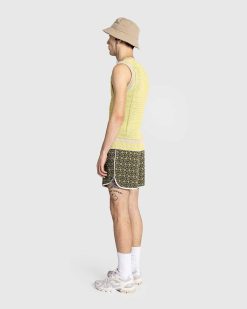 Wales Bonner Power Shorts Olive/Marron Fonce | Shorts