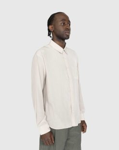 Highsnobiety Chemise Legere A Manches Longues Beige | Chemises