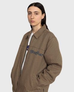 Noon Goons Veste Pied-De-Poule Banned Marron | Vetements D'Exterieur