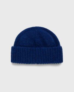 J. Press Bonnet En Tricot Shaggy Dog Bleu | Accessoires D'Hiver