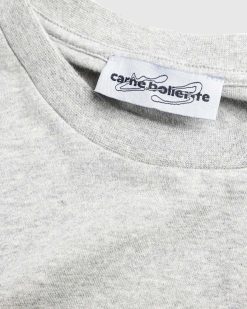 Carne Bollente Raw Energy T-Shirt A Manches Longues Gris Melange | T-Shirts