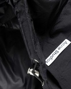 Acne Studios Veste En Nylon Noir | Vetements D'Exterieur