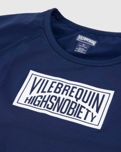 Vilebrequin Rashguard A Manches Longues Avec Logo Bleu Marine | T-Shirts