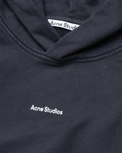 Acne Studios Sweat A Capuche Logo Noir | Sueurs