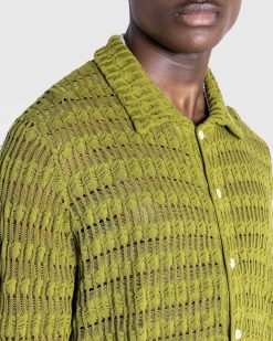 Séfr Chemise Yasu Tricot Foret | Chemises