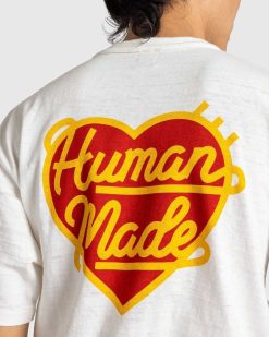 Human Made T-Shirt Badge Coeur Blanc | T-Shirts