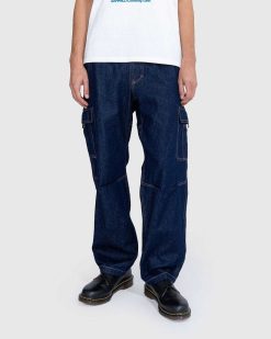 Gramicci Pantalon Cargo Ample En Denim Indigo Fonce | Pantalon