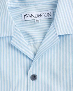 J.W. Anderson Chemise De Vacances Raisin Bleu Clair | Chemises