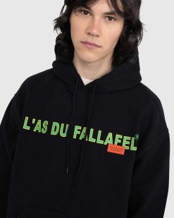 L'As du Fallafel Sweat A Capuche Noir | Sueurs