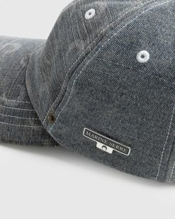 Marine Serre Casquette Baseball Denim Regenere Gris | Chapeaux