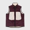 RANRA Gilet Undir Bordeaux/Cafe | Vetements D'Exterieur