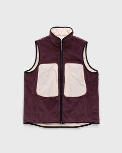 RANRA Gilet Undir Bordeaux/Cafe | Vetements D'Exterieur