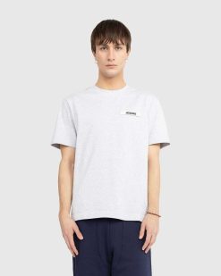 JACQUEMUS Le T-Shirt Gros Grain Gris | T-Shirts