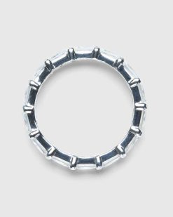 Hatton Labs Bague Horizon Eternity Argent/Blanc | Bijoux