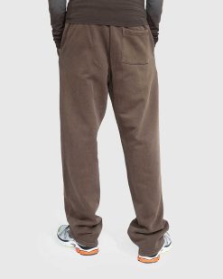 Entire Studios Pantalon De Survetement A Jambe Droite Marron | Pantalon