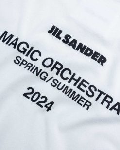 Jil Sander Magic Orchestra T-Shirt Transparent Guimauve | T-Shirts