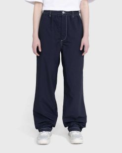 Highsnobiety Pantalon Surpiqures Contrastees Marine | Pantalon