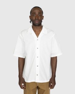 Highsnobiety Chemise Manches Courtes En Popeline Blanc | Chemises