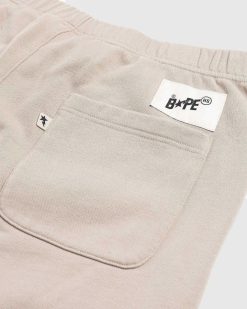 BAPE Pantalon De Survetement Fortement Delave Beige | Pantalon