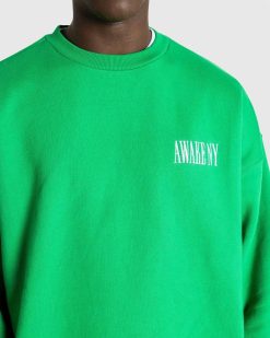 Awake NY Awake Crewneck Vert | Sueurs