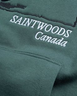 Saintwoods Sweat A Capuche Run 4 Yer Life Vert Alpin | Sueurs