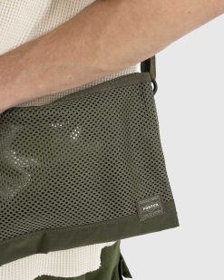 Porter-Yoshida & Co. Sacoche Screen Sac A Bandouliere Vert | Sacs