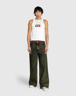 Marni Pantalon A Cordon Vert Feuille | Pantalon