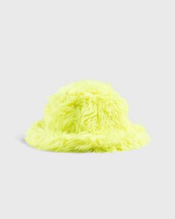 Acne Studios Chapeau Bob Fuzzy Jaune | Chapeaux