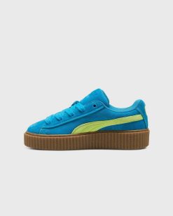 Fenty Creeper Phatty Speed Bleu/Lime | Baskets