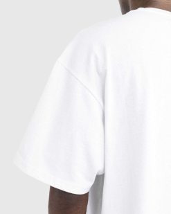 Trussardi T-Shirt Levrier Blanc | T-Shirts