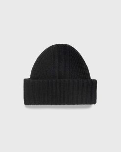 Y-3 Bonnet A Patch Logo Noir | Accessoires D'Hiver