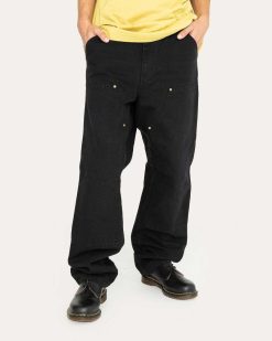 Carhartt WIP Pantalon Double Genou Noir | Pantalon