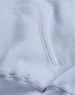 Auralee Sweat A Capuche Doux Et Lisse Bleu/Gris | Sueurs