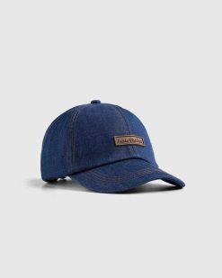 Acne Studios Casquette Baseball Denim Bleu Indigo | Chapeaux