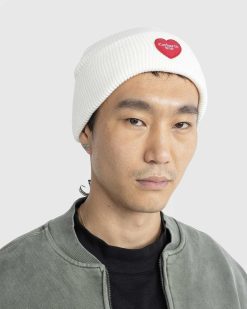 Carhartt WIP Bonnet Wax Patch Coeur | Accessoires D'Hiver