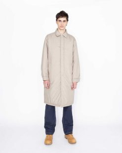 Highsnobiety HS05 Trench-Coat En Eco-Poly Isole Legerement Beige | Vetements D'Exterieur