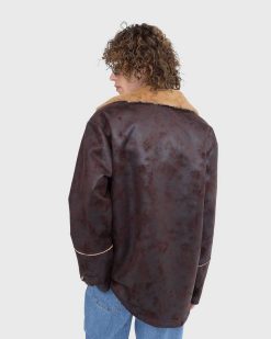 Séfr Veste Sheridan Faux Shearling Marron | Vetements D'Exterieur